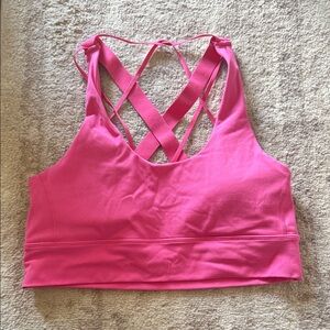 Balance Pink Women's Strappy Sports Bra